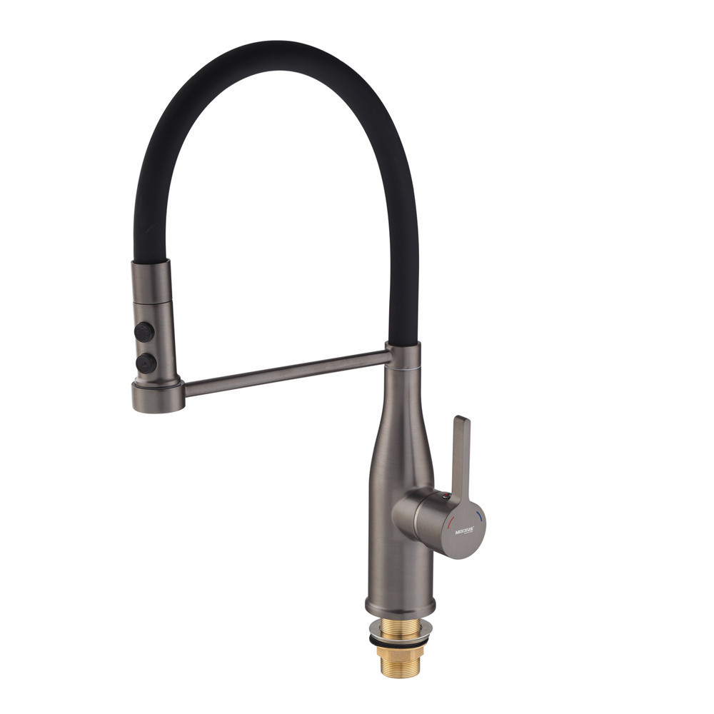 Змішувач для кухні Mixxus Premium Summer 017 GRAPHITE REFL.BLACK (MI6962) Київ - фото 6