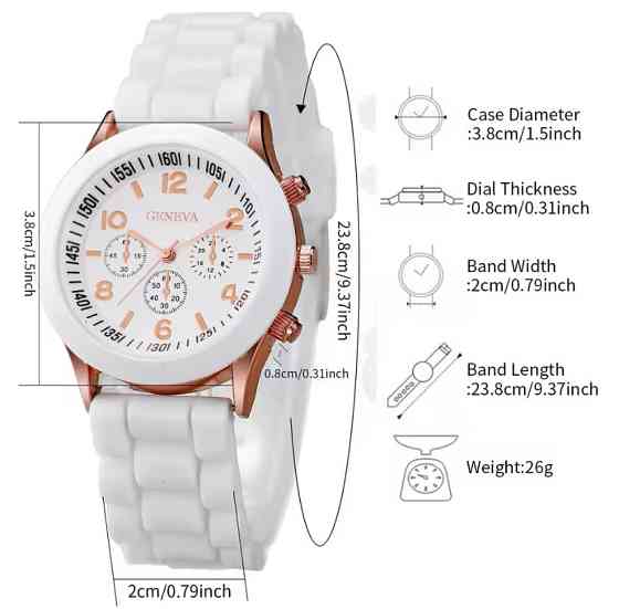 Подарочный набор для мужчин и женщин 2 парные часы с 2 браслетам серце черно-белый Киев