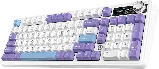 Клавіатура бездротова Ajazz AK980 V2 Maillard Switch White (AK980-V2-M-PWB) ( 21158 ) Харьков