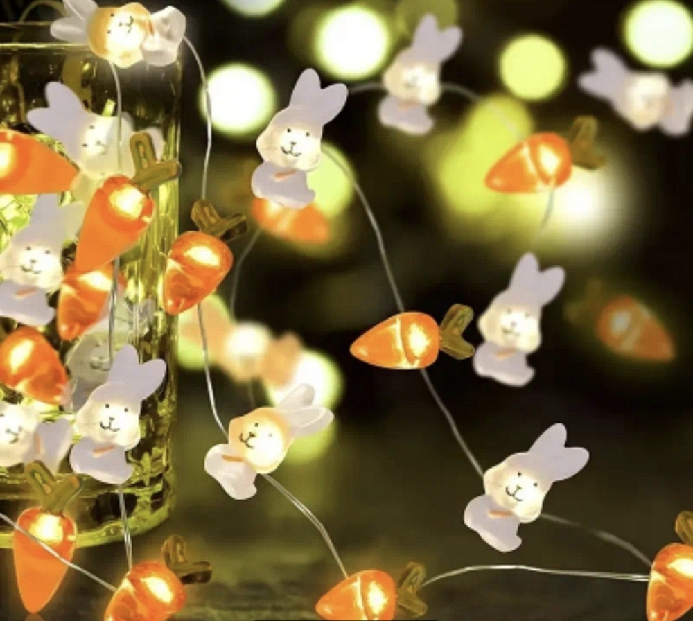 Гірлянда "Зайчики і морквинки" 2 м Сміла - фото 5