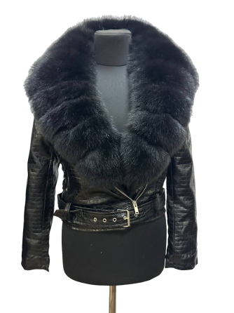 Косуха куртка женская с мехом Песец 44 Харьков