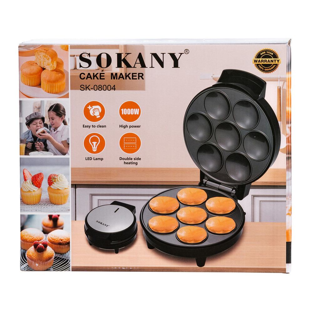 Sokany Кексниця електрична Sokany SK-08004 7 мафінів 1000 Вт Київ - фото 6