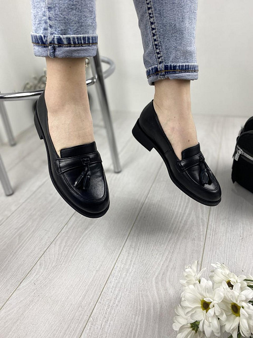 LEADER STYLE Туфлі жіночі LEADER STYLE 2697 чорні (весна-осінь, шкіра натуральна) (2641) лише 3 Коломия - фото 4