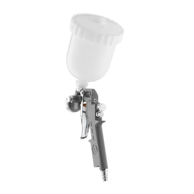 Краскопульт пневматичний HP INTERTOOL PT-0204: 190 л/хв, діаметр форсунки 1.5мм, 600 мл бачок Київ - фото 3