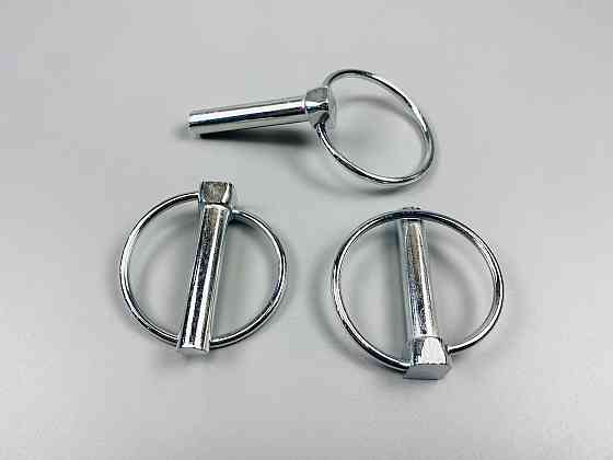 Палець із капелюшком стопорний 10 мм + блокувальний чек круглий Мукачево