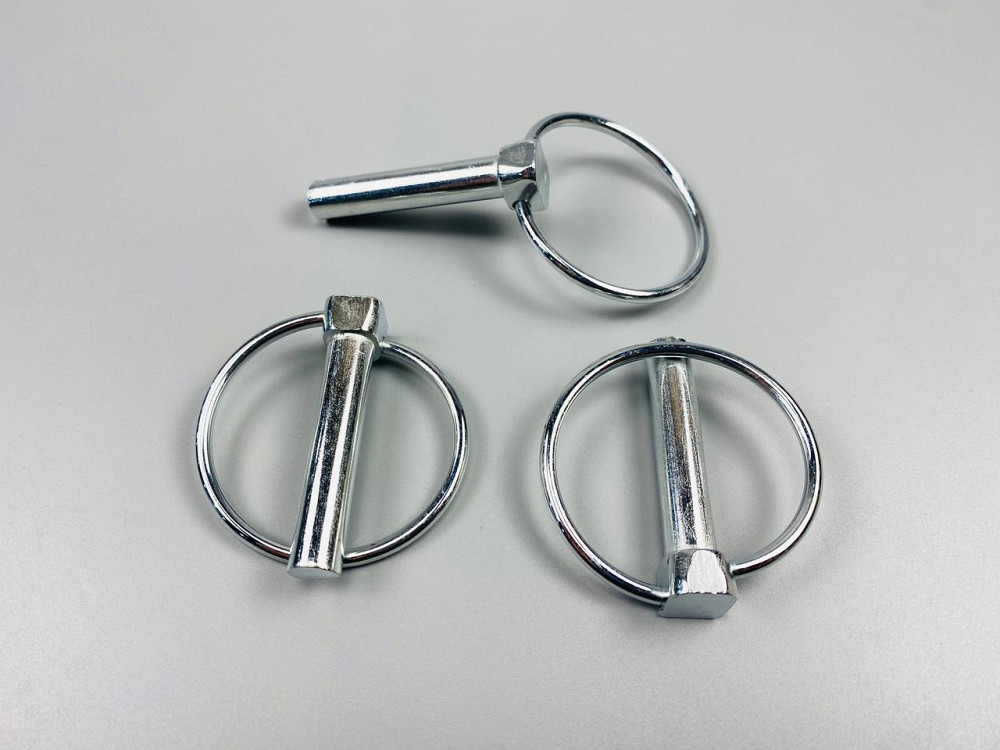 Палець із капелюшком стопорний 10 мм + блокувальний чек круглий Мукачево - фото 1