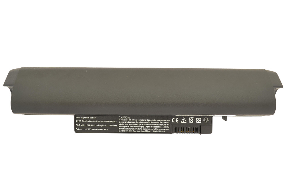Аккумулятор для ноутбука Dell F707H Inspiron Mini 12 11.1V Black 4400mAh OEM Винница - изображение 1