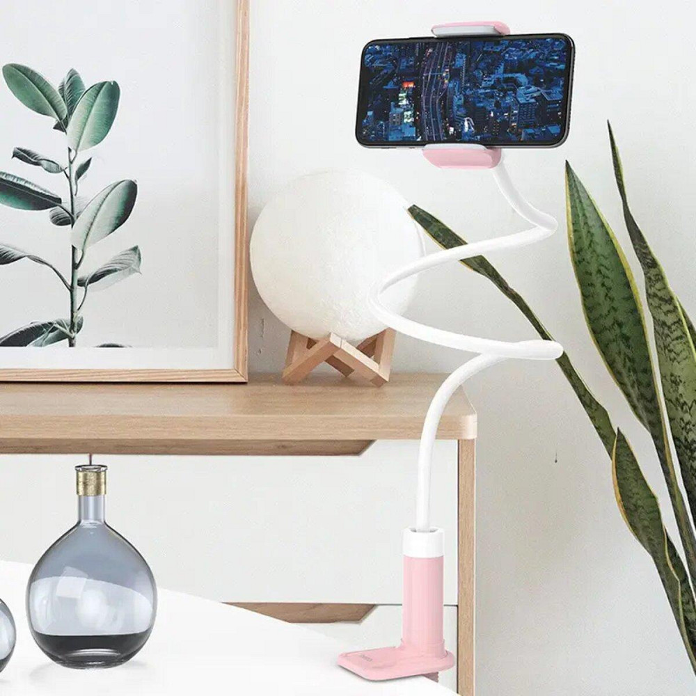 Тримач кріплення підставка для телефону смартфону HOCO PH23 Balu mobile phone stand Pink White 6931474719416 Одеса - фото 7