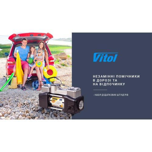 Автокомпрессор Вулкан KA-B12122 150psi 25А 90л с клеммами, 7,5м шлангом и дефлятором, 2 цилиндра, фонарь Харьков - изображение 7