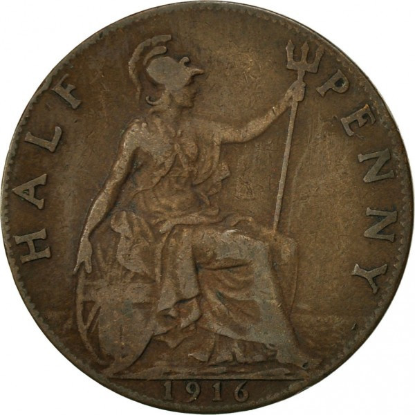 Великобританія 1⁄2 пенні, 1911-1925 Полтава - фото 1