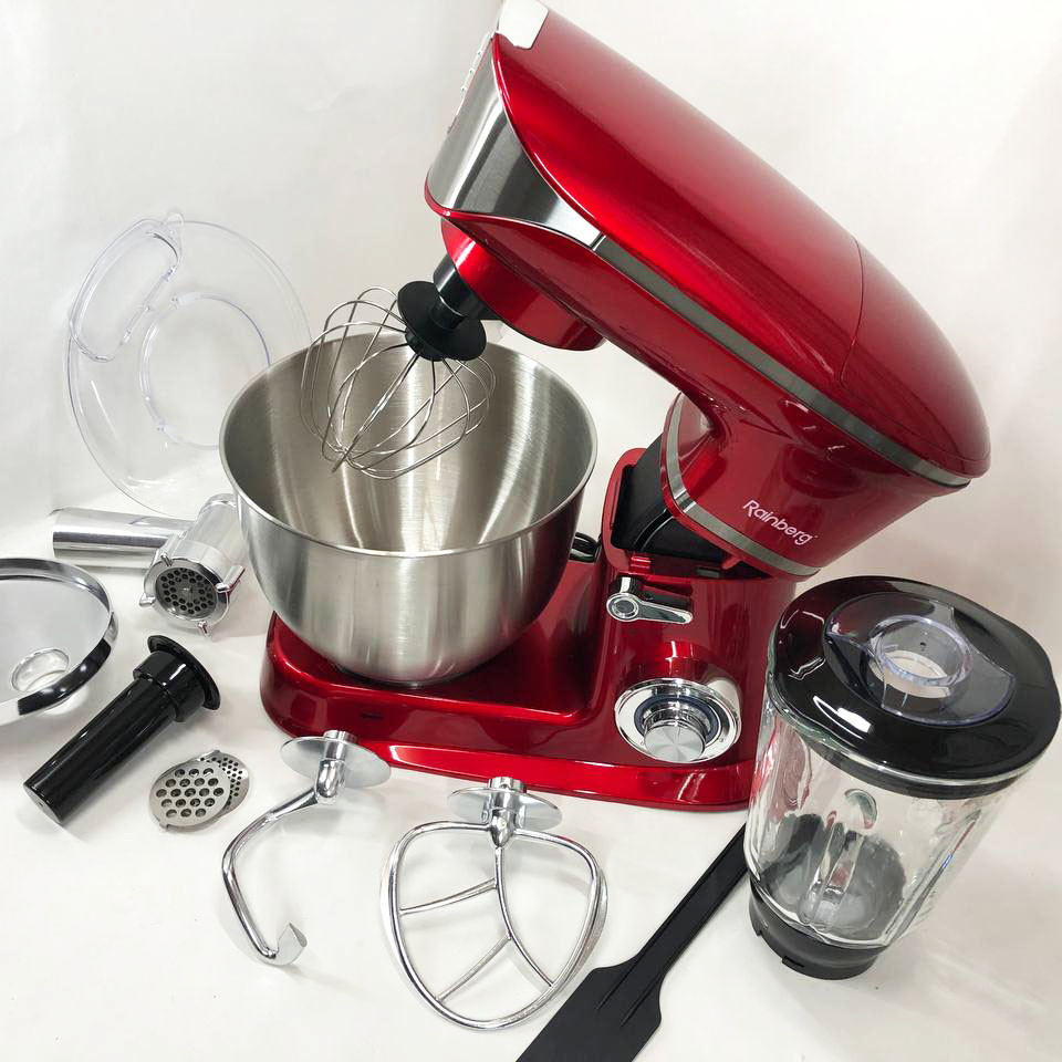 Побутовий кухонний планетарний міксер з чашею Rainberg, Тістомісильник планетарний міксер для випічки TV-34 Івано-Франківськ - фото 7
