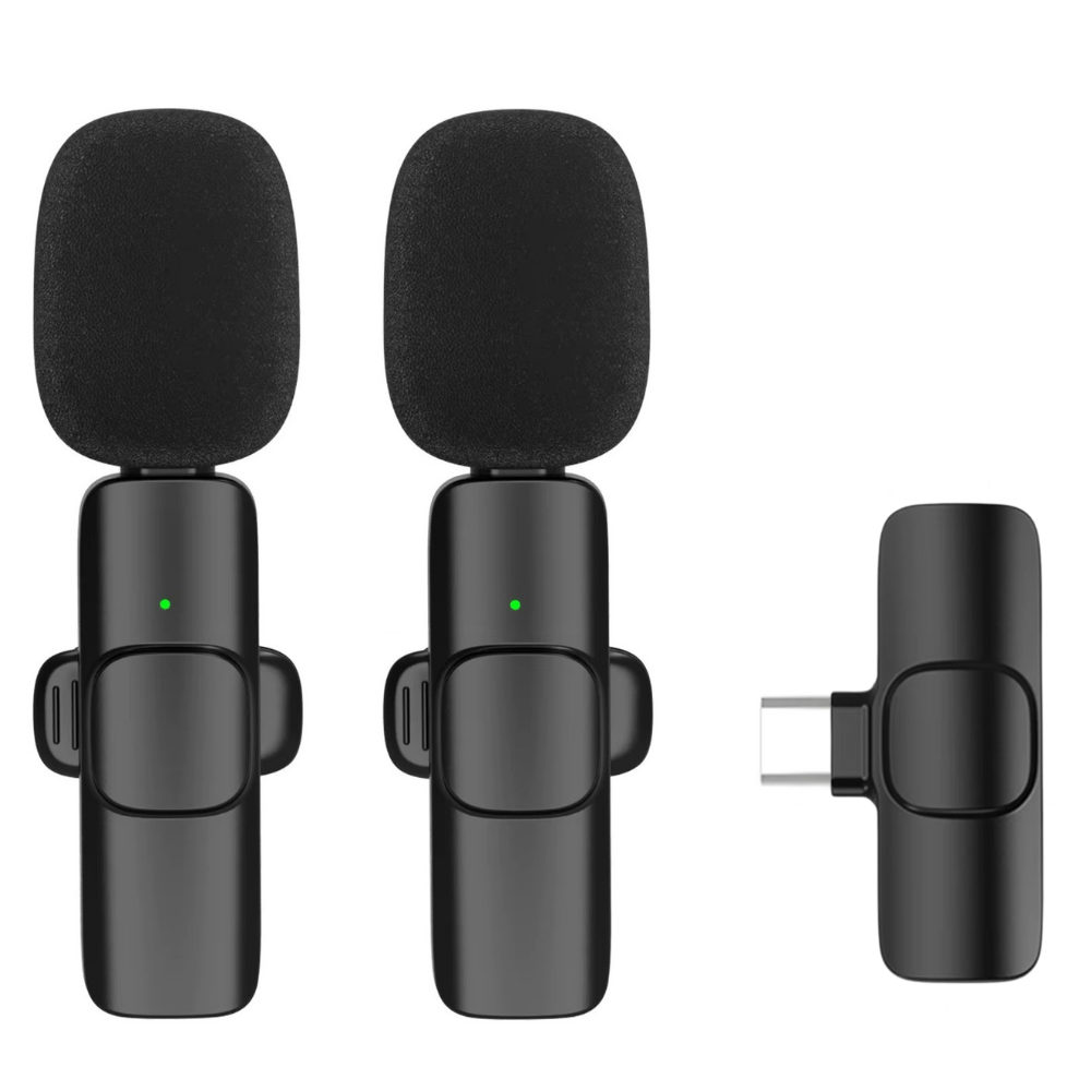 Микрофоны беспроводные петличные с шумоподавлением ONELEADER K9,подключение разъём Type-C для IPhone и Android Кам'янець-Подільський - фото 1