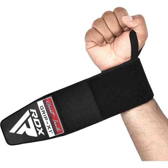 Бинти для зап'ясть (кистьові бинти) RDX W3 Gym Wrist Wraps Full Black Каменское