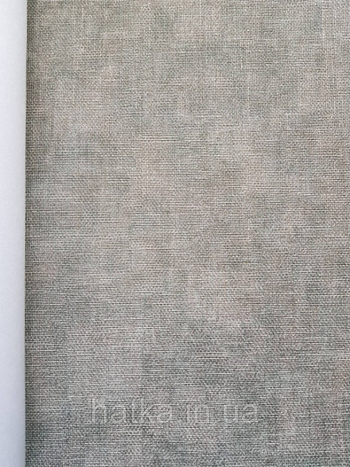 Шпалери вінілові на паперовій основі Zambaiti C88120 ABITAT однотон зелений розмитий тонка смужка золота Київ - фото 3