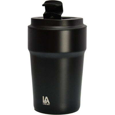 Термокружка Line Art Rhodes 380 мл чорний (60022322LA-01) Винница - изображение 2