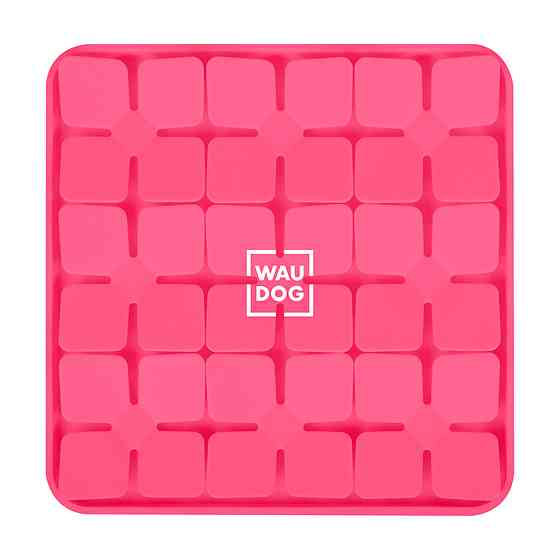 Килимок для пошуку корму WAUDOG Silicone, 205х205х17 мм, рожевий Київ