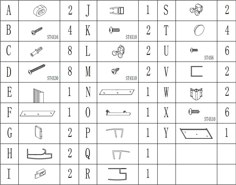 Душова кабіна прямокутна без піддона NISA N120TC (N120T) BRAVO (1уп.) Київ - фото 7