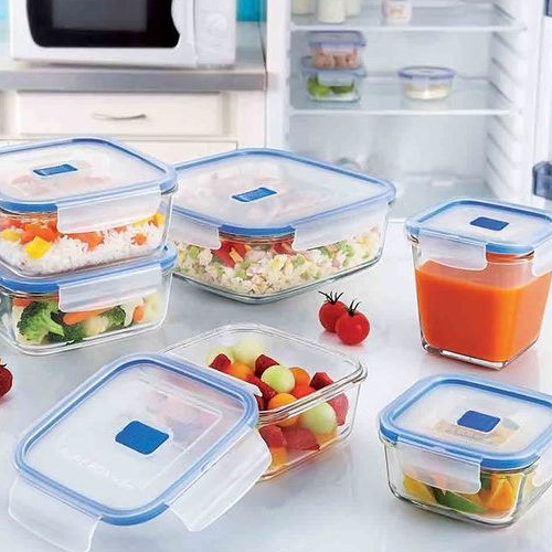 Контейнер для харчових продуктів 0,76л квадратний скло P3551 Pure Box Active Luminarc Житомир - фото 3