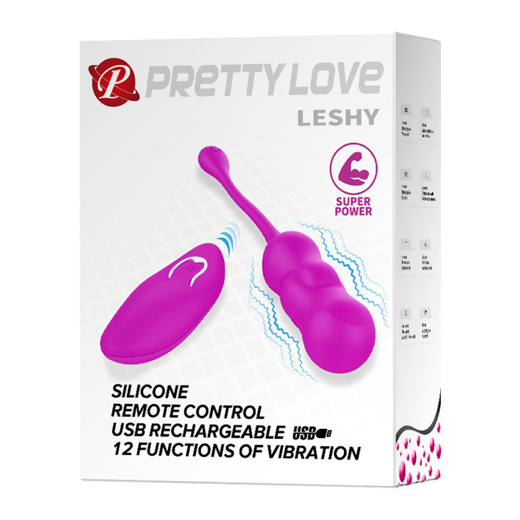Виброяйце с дистанционным пультом управления PRETTY LOVE LESHY Sex Aura Киев - изображение 10