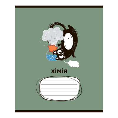 Тетрадь ZiBi набор ученических CRAZY CAT 48 листов ячейка 10 штук, 8 предметов (ZB.1703-99) Винница - изображение 6