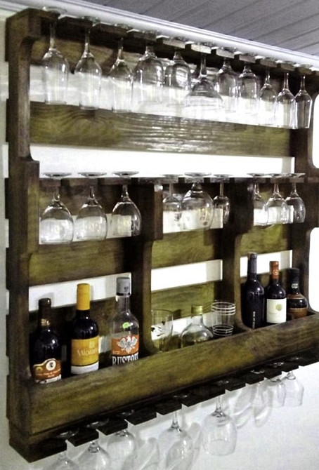 Настінна винна полиця "Ганума" мускат Миколаїв - фото 1