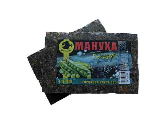 Макуха пресована горох 300 г ГЕЙЗЕР 80002 ТМ HAPPY FISH Київ