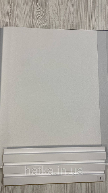 Шпалери метрові вінілові на флізеліні A.S.Creation Elite of Shades1.06x10 однотон біло-сірий 78652-7 Київ - фото 4