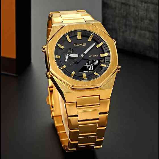 Годинник наручний чоловічий SKMEI 1816GDBK ZT-11 Київ