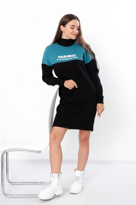 Платье женское теплое (трехнитка с начесом) топ 50 Киев - изображение 1