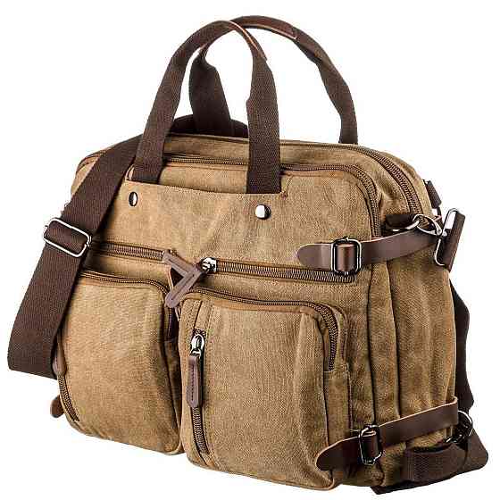 Сумка-трансофрмер текстильная Vintage 20146 Песочная Киев