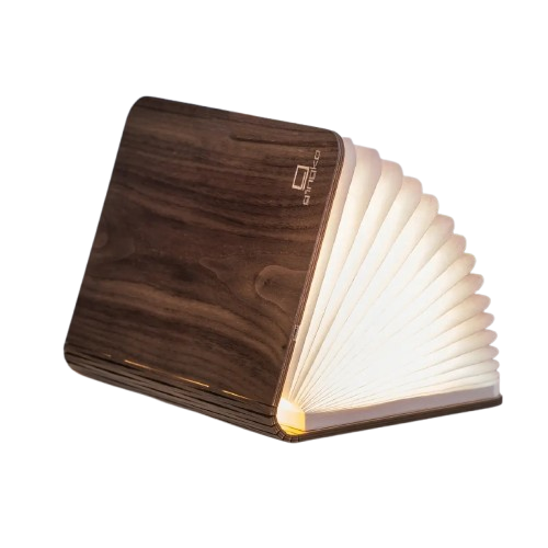 Світильник-книга на акумуляторі Smart Book (17 x 21.5 x 2.5 см) Дерево горіх Вінниця - фото 1