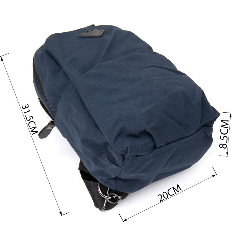 Сумка через плече нейлон Синя (Vintage) Київ - фото 7