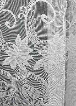 Тюль VR-Textil 643т Премиум Жаккард Белый 300х270 см (40-302) Киев