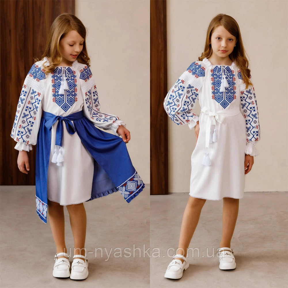 Дитяче вишите плаття "Богодара" р.116-152 Кривий Ріг - фото 1