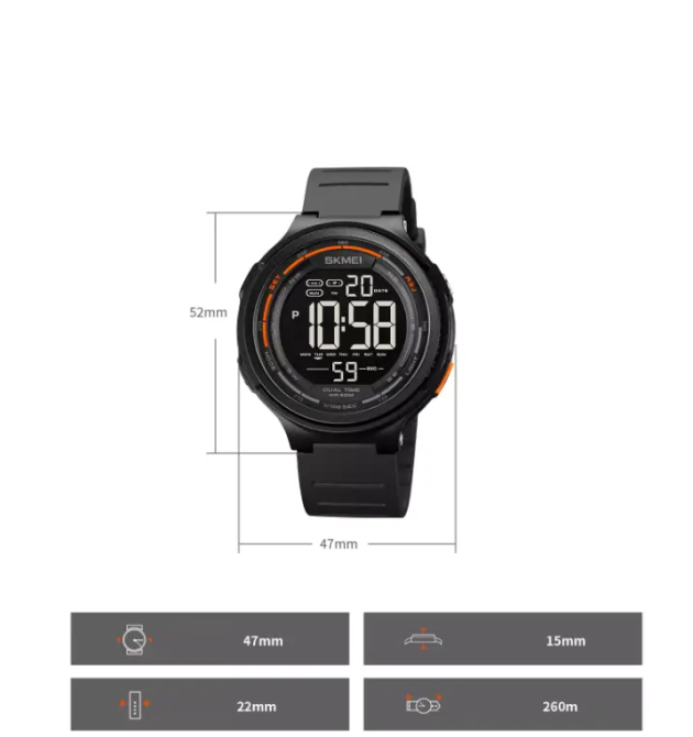 Мужские наручные часы Skmei 1841 Черный Винница - изображение 10