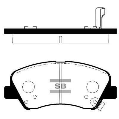 Тормозные колодки HI-Q SP1399 Винница - изображение 1