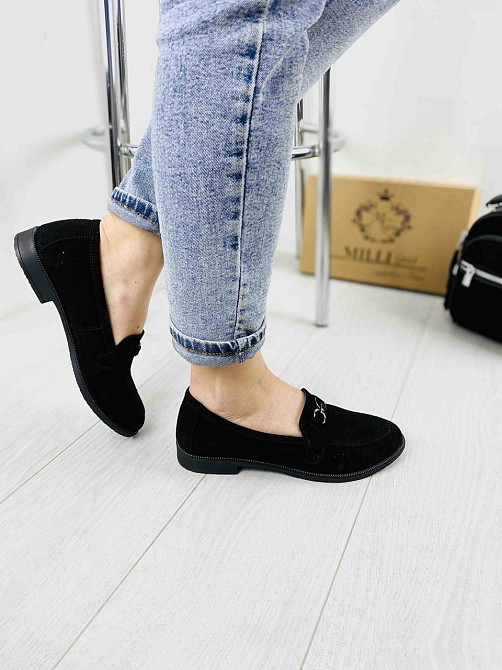 MILLI GOLD Туфлі жіночі MILLI GOLD 300-Tina2 чорні (весна-осінь, замша натуральна) (2679) Коломыя - изображение 8