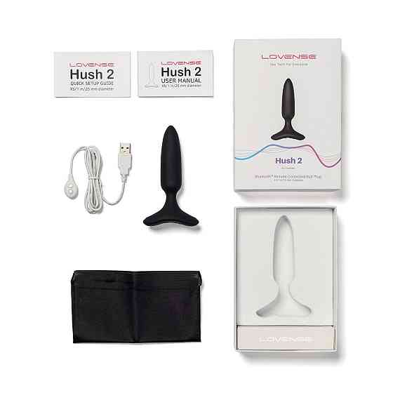 Анальная смарт-вибропробка Lovense Hush 2, размер XS Sex Aura Киев