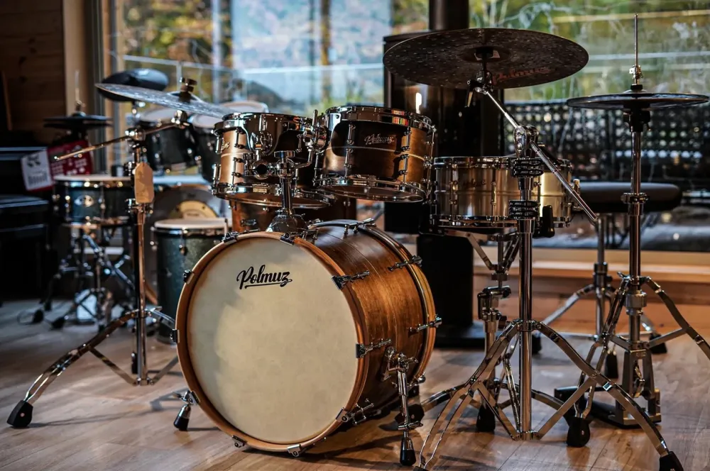 Ударная установка  Polmuz Maple Model 1 - 20/10/12//14/16 Inlayed Satin Dark Brown Киев - изображение 1