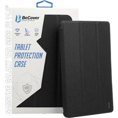 Чохол до планшета BeCover Smart Case Samsung Tab S9 (SM-X710/SM-X716)/S9 FE (SM-X510/SM-X516B) 11.0&quot; Black (709890) Вінниця - фото 1