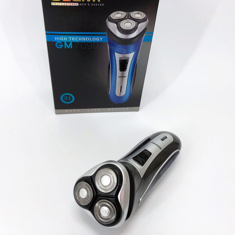 Портативная профессиональная бритва GEEMY GM-7090, Триммер для стрижки бороды аккумуляторный JC-86 Львов - изображение 7