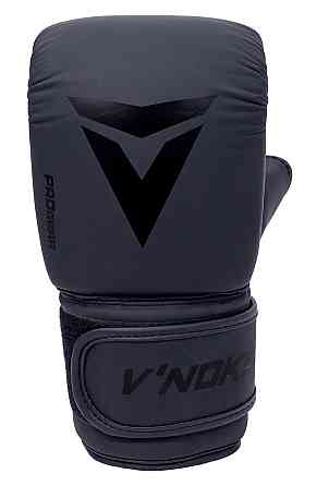 Тренувальні снарядні рукавички для боксу шінгарти V`Noks Ultima Black чорні розмір L/XL Київ