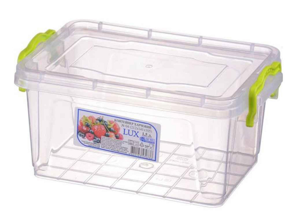 Контейнер 1,5л Lux No4 ТМ AL-PLASTIK Solmir Киев - изображение 1