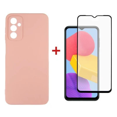 Чехол для мобильного телефона Dengos Samsung Galaxy M13 Case + Glass (Pink) (DG-KM-72) Винница - изображение 1