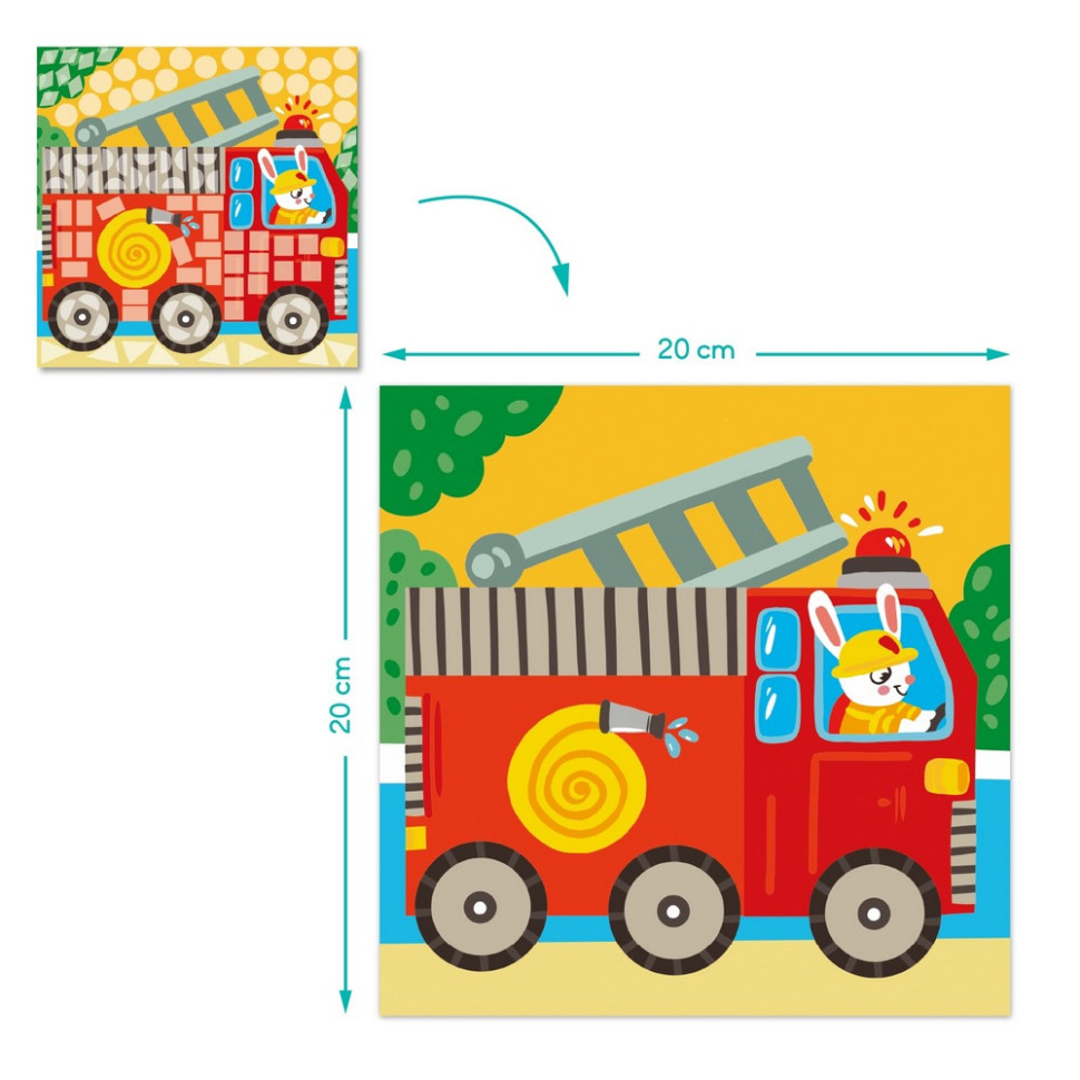 Детский набор для творчества мозаика 