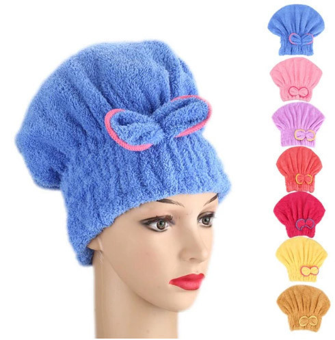 Тюрбнан полотнеце для сушки волос фиолетовое Киев - изображение 3