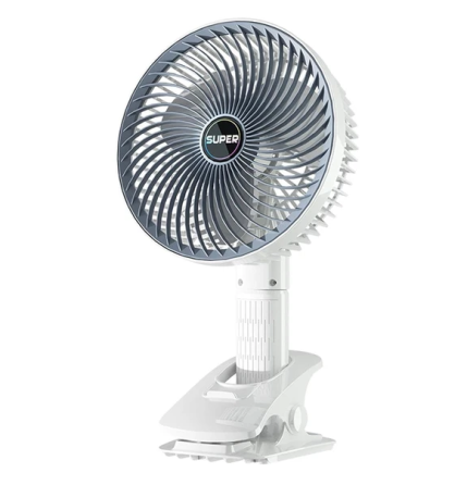 Мінівентилятор із прищіпкою 10034, білий Вінниця