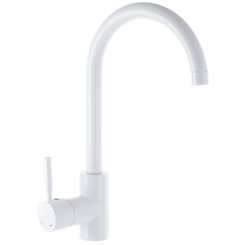 Кухонный смеситель Haiba Hans 011 белый HB0165 Харьков - изображение 1