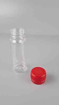 Пляшка прозора 50 мл із горлом Ø28 з кришкою (50 шт.) Харків