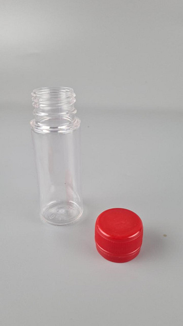 Пляшка прозора 50 мл із горлом Ø28 з кришкою (50 шт.) Харків - фото 1